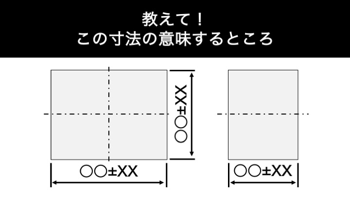 製品設計のいろは：公差の意味と表記方法